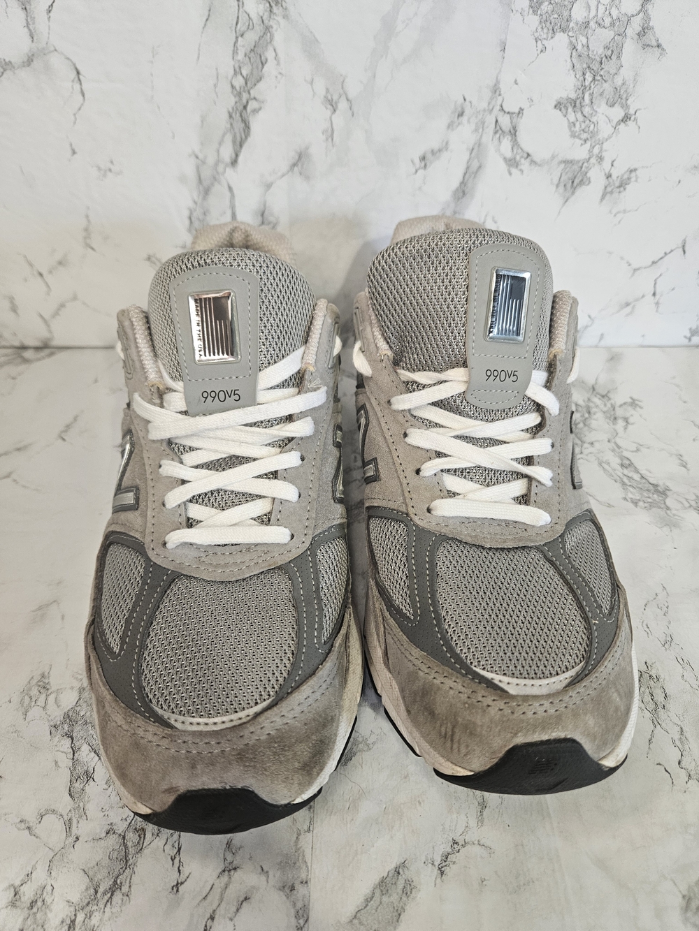 New Balance 990v5 Men's Gray Running Sneakers